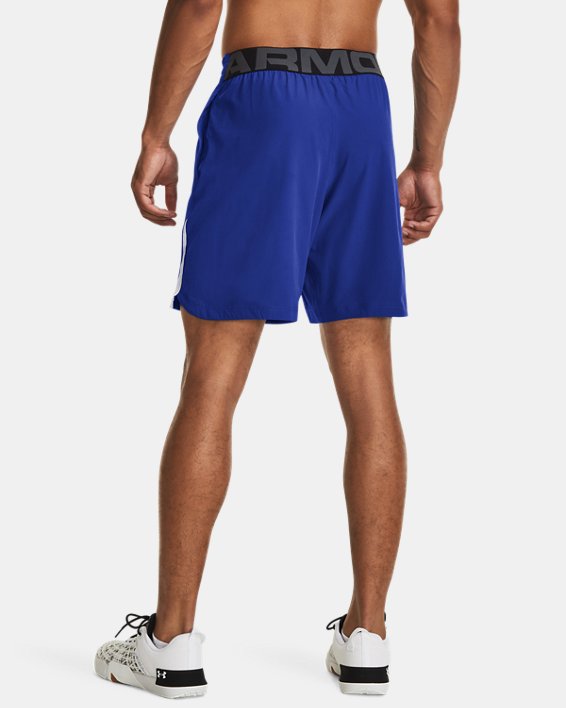Shorts UA Elevated Woven Graphic para hombre, Blue, pdpMainDesktop image number 1